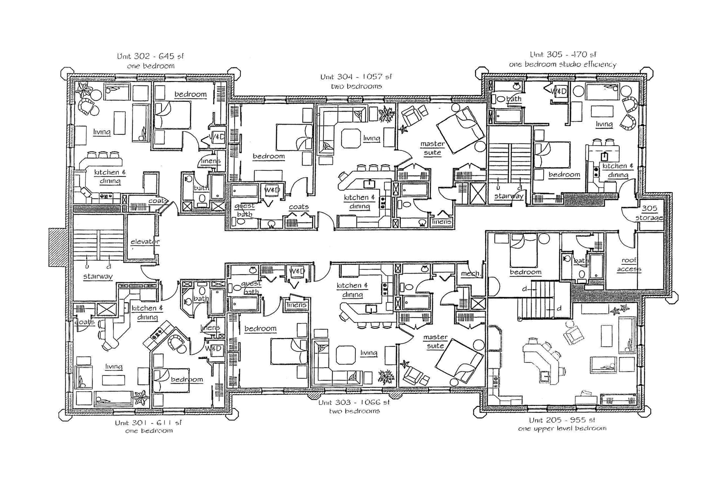 Historic City Hall Loft Living Apartments 3nd Floor Plan