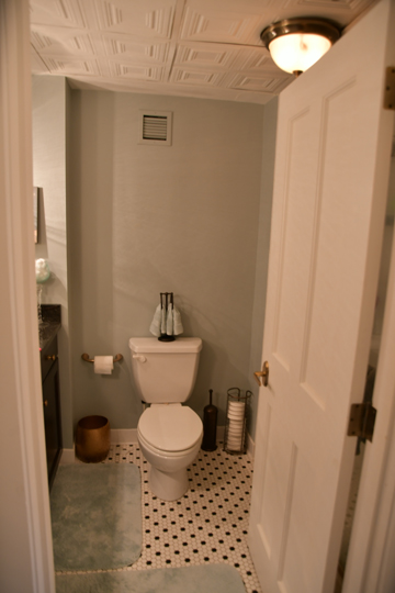Historic City Hall Loft Living Apartment Master Bathroom