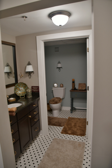Historic City Hall Loft Living Apartment Guest Bathroom